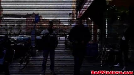 Dicksucking Amsterdam Hooker Jizzed On