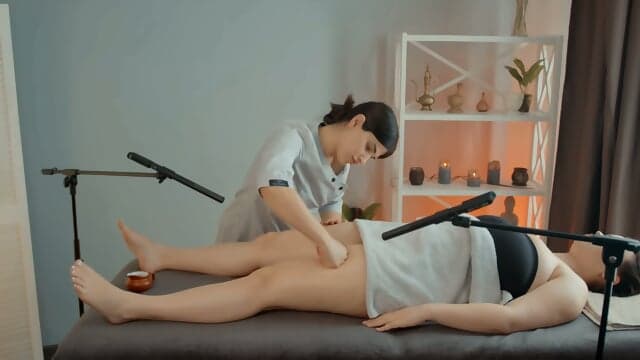 ASMR Front Massage by Sabina to Liza