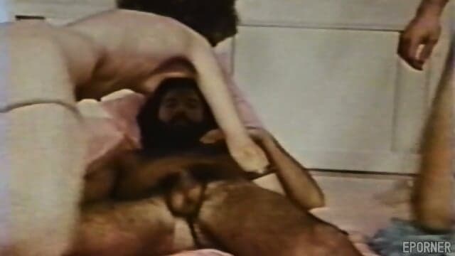 Two Guys And Hairy Babe