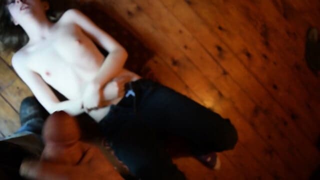 POV Wank On Small Titties And Hand Job