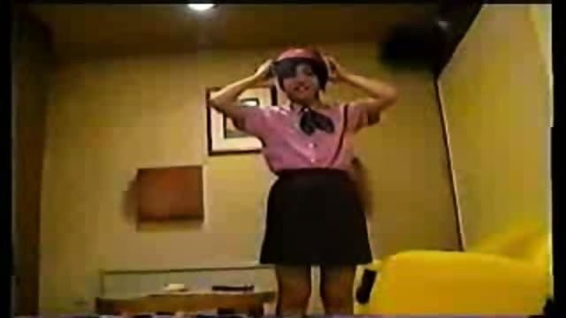 Japanese in work uniform