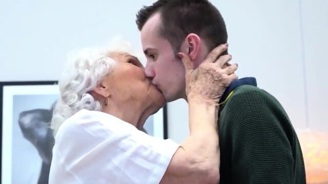 Grandma and boy