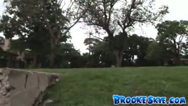 Brooke Skye - 2005-07-20 - Flashing in the park