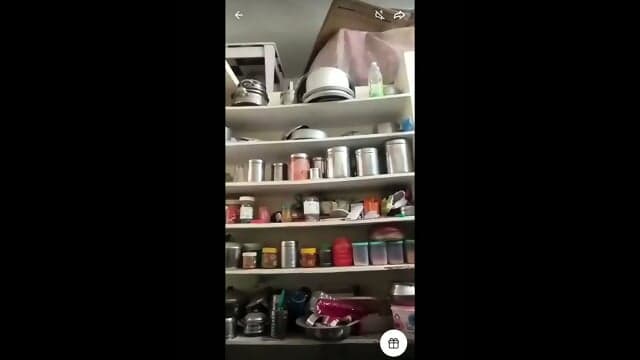 Telegu Instagram Tango Model In Blue Naughty in Kitchen Without Bra Nipple 29/01/24